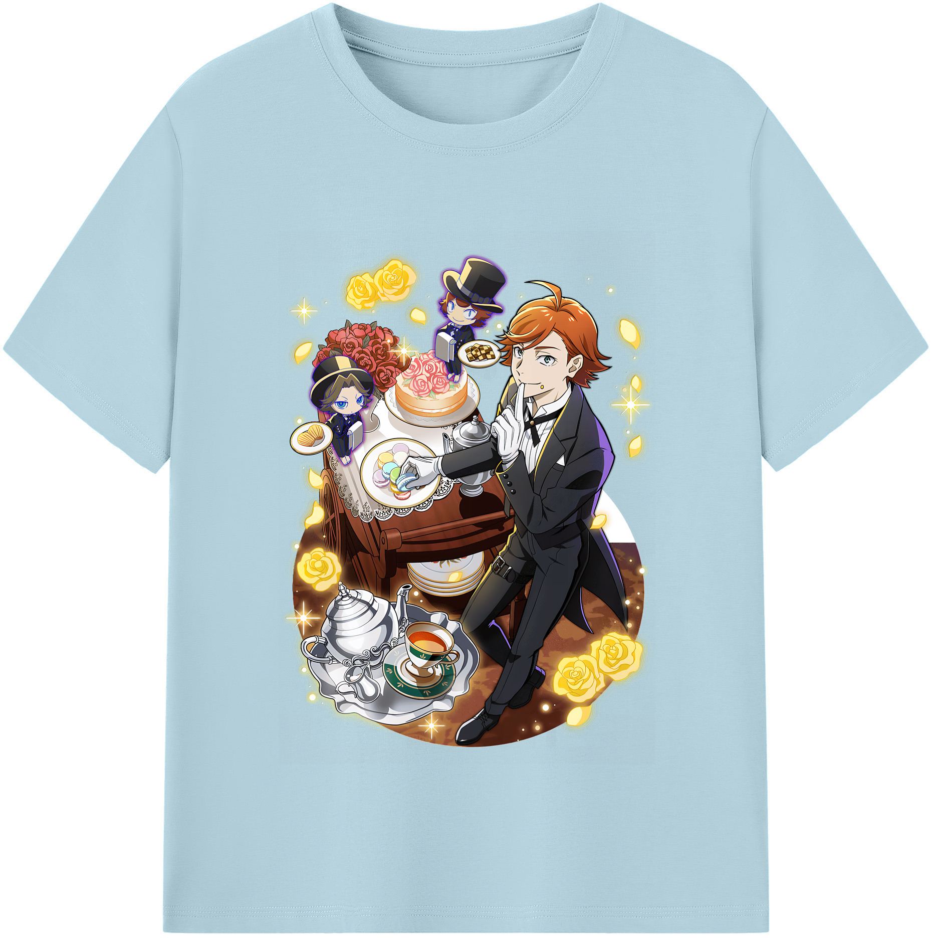 （画像用） 文豪ストレイドッグス Bungo Stray Dogs 綿100％半袖Tシャツ（フロントプリント）